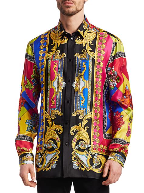 versace shirt men's sale